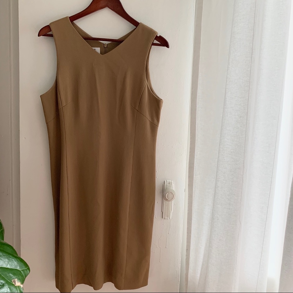 MEXX - Tan Midi Dress (2000's)
